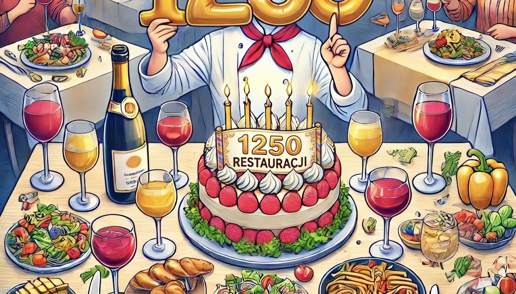 1250 restauracji za nami